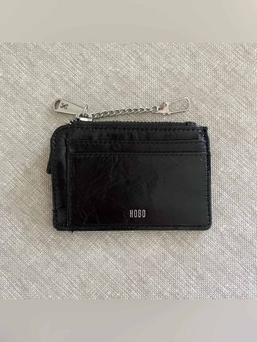 HOBO Kai Leather Zip Card/Key Holder Wallet